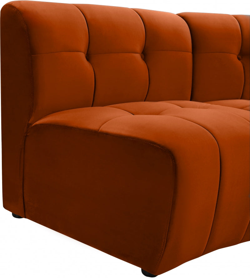 Limitless Modular Velvet 14 Piece Sectional