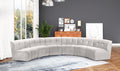 Limitless Modular Velvet 6 Piece Sectional