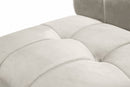 Limitless Modular Velvet 7 Piece Sectional