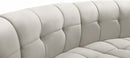 Limitless Modular Velvet 8 Piece Sectional