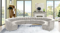Limitless Modular Velvet 12 Piece Sectional