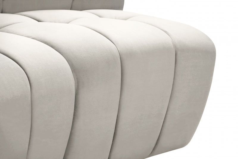 Limitless Modular Velvet 14 Piece Sectional