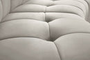 Limitless Modular Velvet 14 Piece Sectional