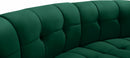 Limitless Modular Velvet 8 Piece Sectional