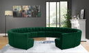 Limitless Modular Velvet 14 Piece Sectional