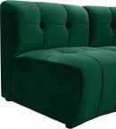 Limitless Modular Velvet 14 Piece Sectional
