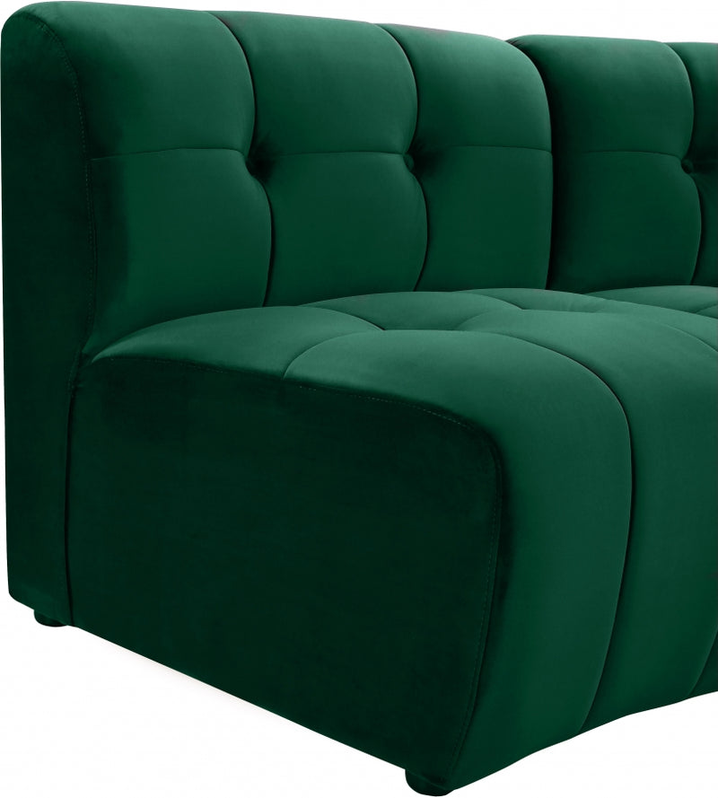 Limitless Modular Velvet 14 Piece Sectional