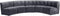 Limitless Modular Velvet 5 Piece Sectional