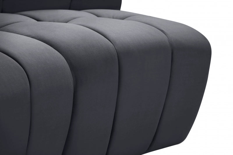 Limitless Modular Velvet 14 Piece Sectional