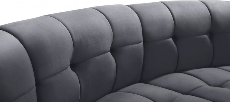Limitless Modular Velvet 14 Piece Sectional