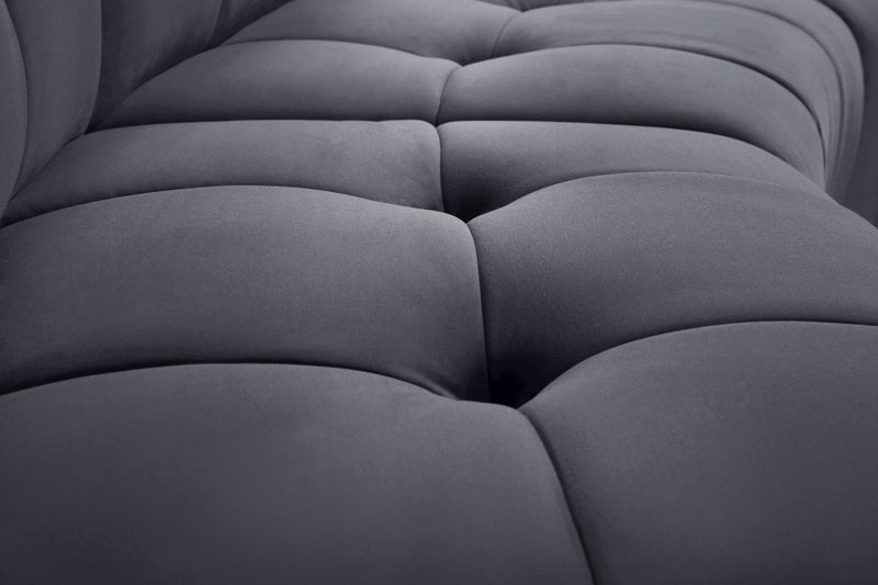 Limitless Modular Velvet 14 Piece Sectional