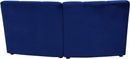 Limitless Modular Velvet 2 Piece Loveseat