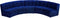 Limitless Modular Velvet 5 Piece Sectional