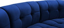 Limitless Modular Velvet 14 Piece Sectional