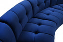 Limitless Modular Velvet 14 Piece Sectional