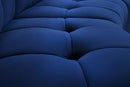 Limitless Modular Velvet 14 Piece Sectional