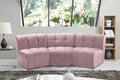 Limitless Modular Velvet 3 Piece Sofa