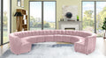 Limitless Modular Velvet 12 Piece Sectional