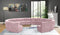 Limitless Modular Velvet 14 Piece Sectional
