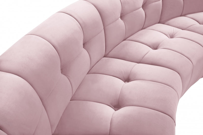 Limitless Modular Velvet 14 Piece Sectional