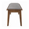 Alfredo Grey Dining Bench