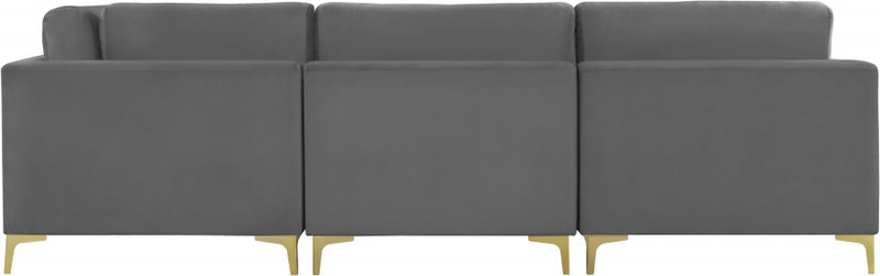 Julia 7 Piece Velvet Modular Reversible Sectional