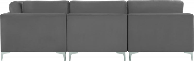 Julia 7 Piece Velvet Modular Reversible Sectional