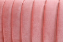 Divani Casa - Rachel Modern Pink Velvet Left Facing Sectional Sofa