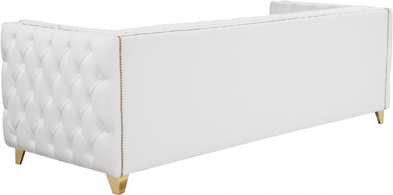 Michelle Faux Leather Sofa