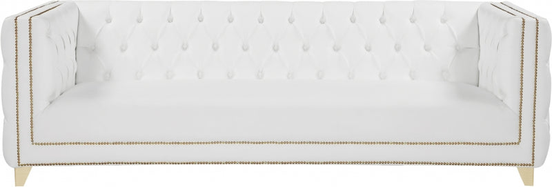 Michelle Faux Leather Sofa