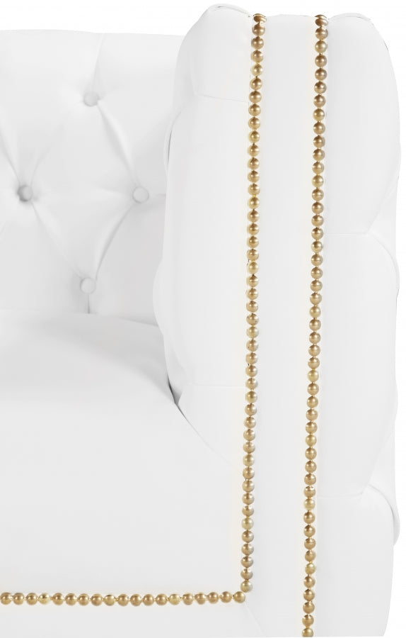 Michelle Faux Leather Sofa