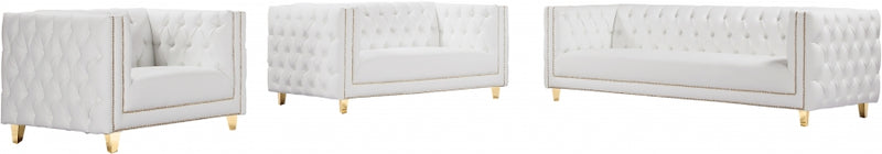 Michelle Faux Leather Sofa