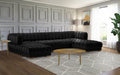 Gwen Velvet 3 Piece Sectional