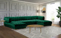 Gwen Velvet 3 Piece Sectional