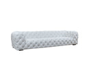 Divani Casa Dexter - Transitional White Full Italian Leather Sofa