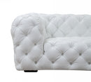Divani Casa Dexter - Transitional White Full Italian Leather Sofa