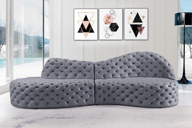Royal Velvet 2 Piece Sectional