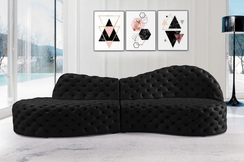 Royal Velvet 2 Piece Sectional