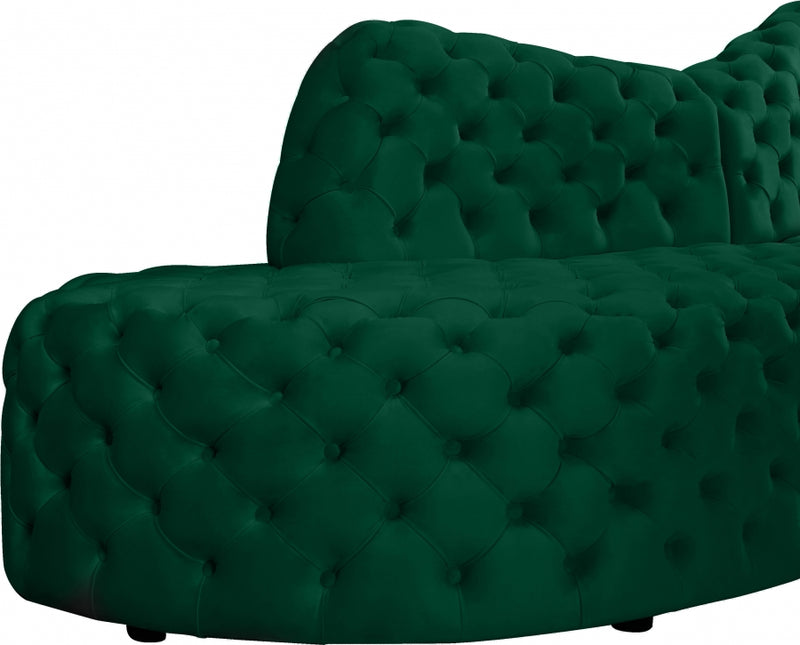 Royal Velvet 2 Piece Sectional