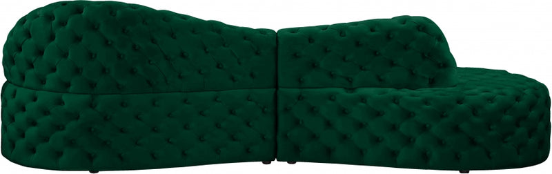 Royal Velvet 2 Piece Sectional