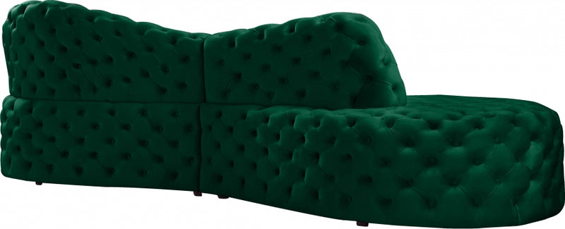 Royal Velvet 2 Piece Sectional