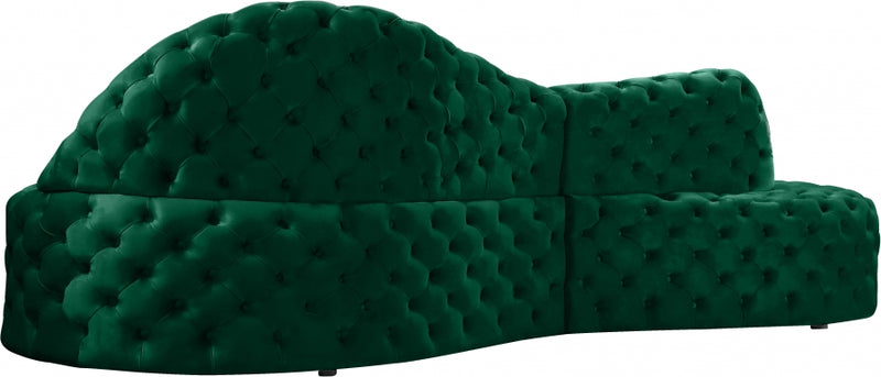 Royal Velvet 2 Piece Sectional