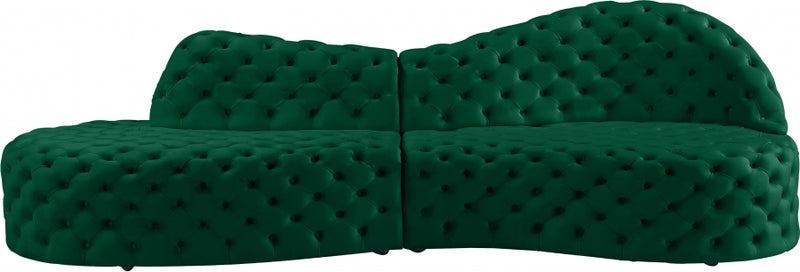 Royal Velvet 2 Piece Sectional
