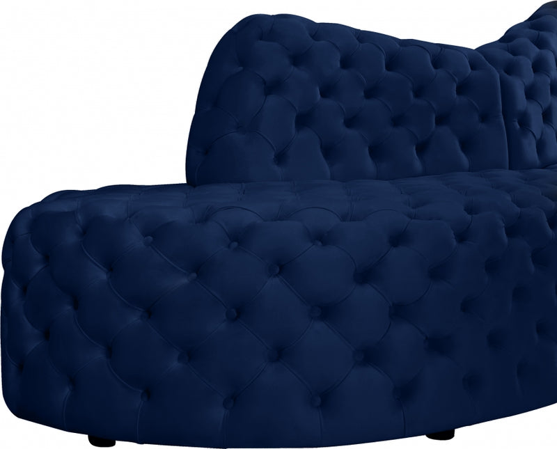 Royal Velvet 2 Piece Sectional