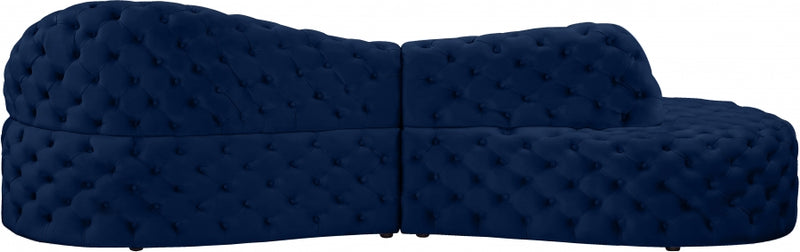 Royal Velvet 2 Piece Sectional
