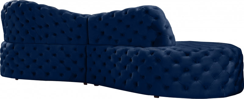 Royal Velvet 2 Piece Sectional
