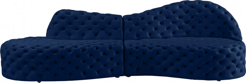 Royal Velvet 2 Piece Sectional