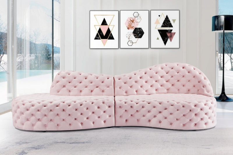 Royal Velvet 2 Piece Sectional