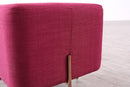 Divani Casa Adler Modern Pink Small Ottoman