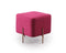 Divani Casa Adler Modern Pink Small Ottoman